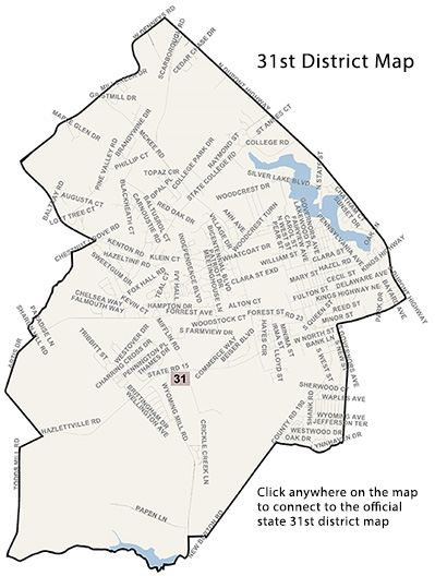 Map of the 31st District